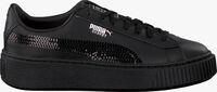Zwarte PUMA Sneakers BASKET PLATFORM BLING JR - medium