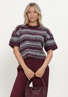 Bordeaux MSCH COPENHAGEN Trui MSCHLYCIE 2/4 PULLOVER STP