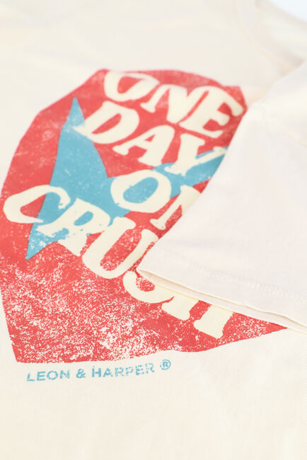 LEON & HARPER T-shirt TORO JC05 ONE Blanc - large