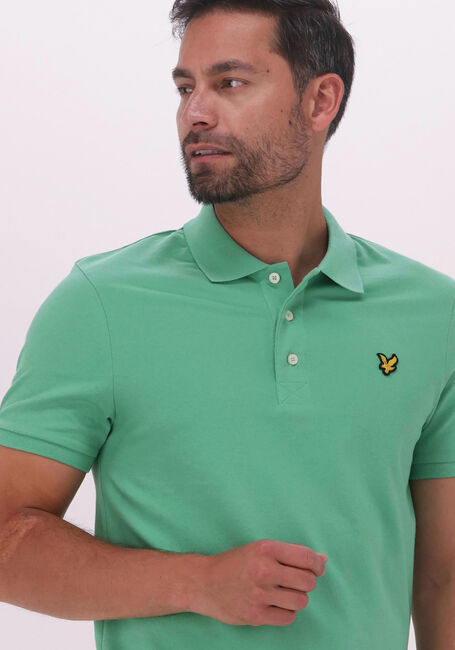Groene LYLE & SCOTT Polo PLAIN POLO SHIRT - large