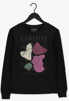 Zwarte COLOURFUL REBEL Sweater ARTISTE BASIC SWEAT