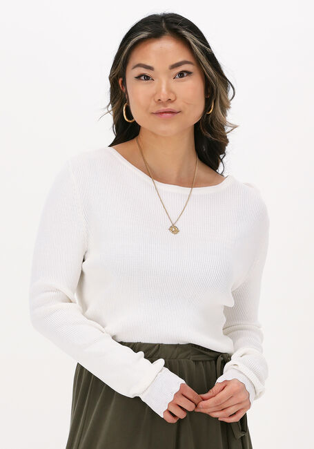 OBJECT Haut OBJHARRIET L/S KNIT PULLOVER Blanc - large