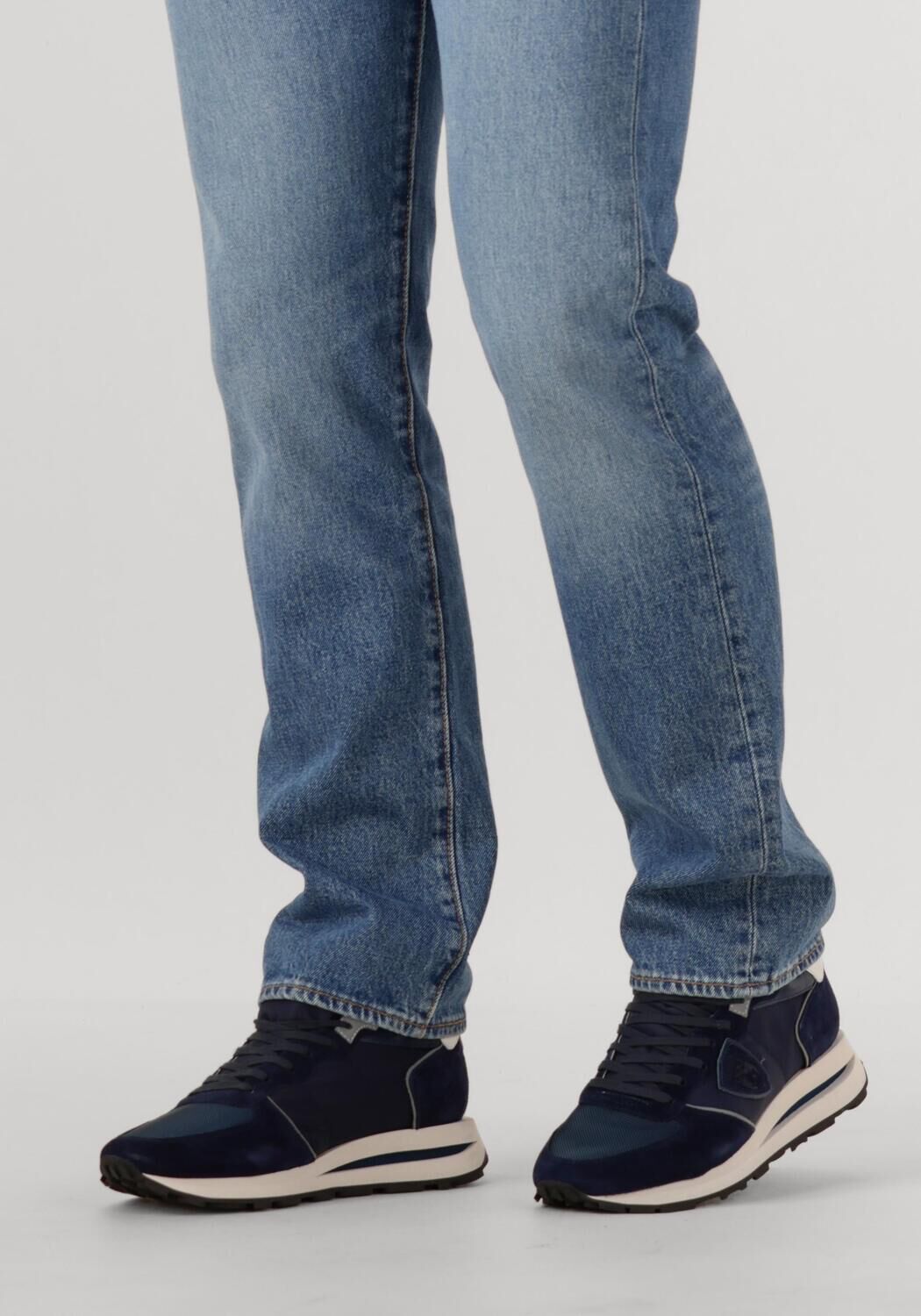 PHILIPPE MODEL Baskets basses TROPEZ HAUTE LOW MAN en bleu - large