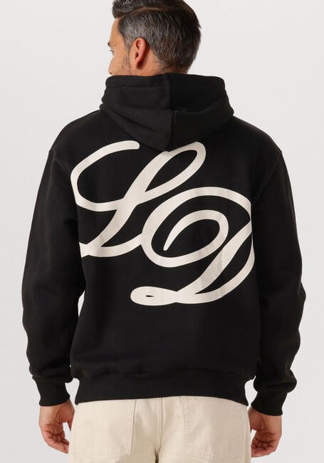 Zwarte LES DEUX Sweater DANTON HOODIE - large