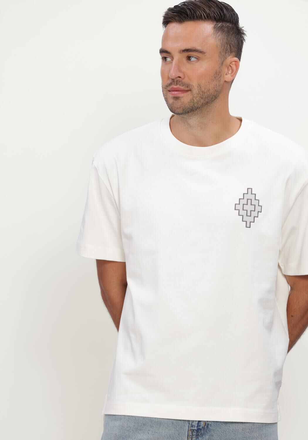 JC RAGS T-shirt T-SHIRT SHORT SLEEVE ARVIN EMBRO Blanc - large