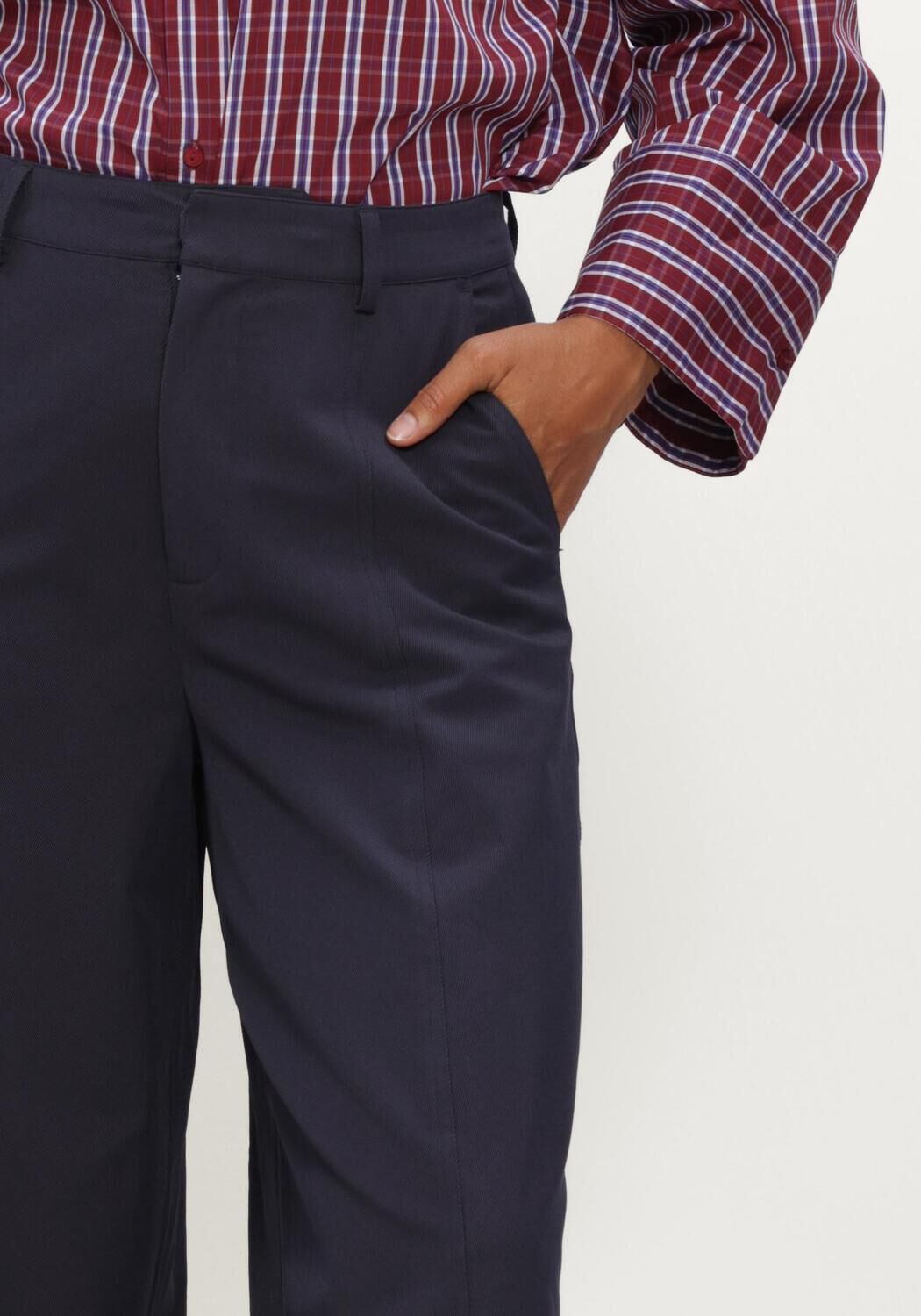 Blauwe CO'COUTURE Broeken/jumpsuits 41147 DEMICC BARREL PANT - large