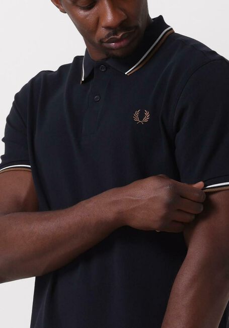 FRED PERRY Polo THE TWIN TIPPED FRED PERRY SHIRT Bleu foncé - large