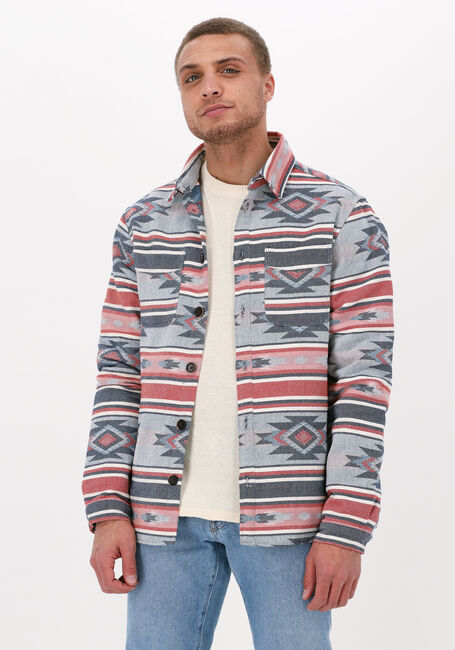 ANERKJENDT Surchemise AKHANKY JACQUARD OVERSHIRT en bleu - large