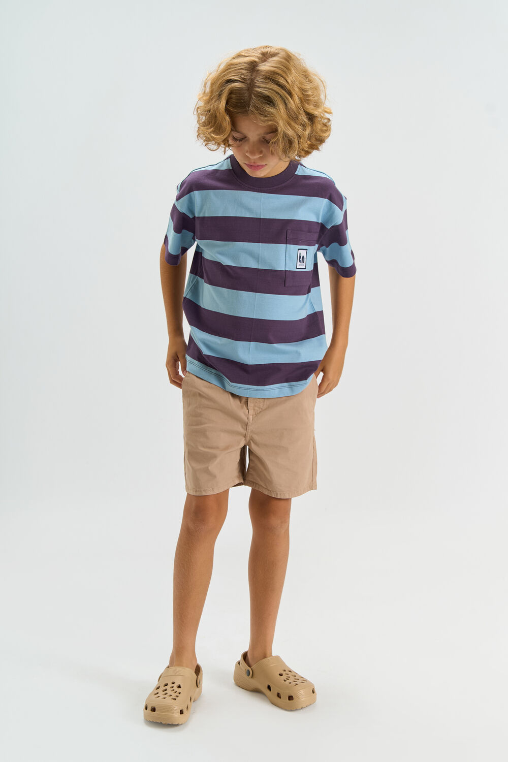 THE NEW Pantalon courte TNTRISTAN en beige - large