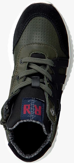 Groene RED-RAG Hoge sneaker 13359 - large