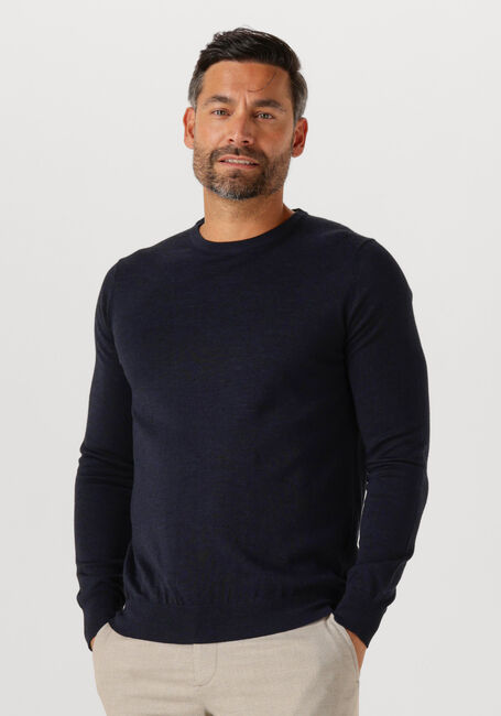 STEFANO LAURAN Pull CREW Bleu foncé - large
