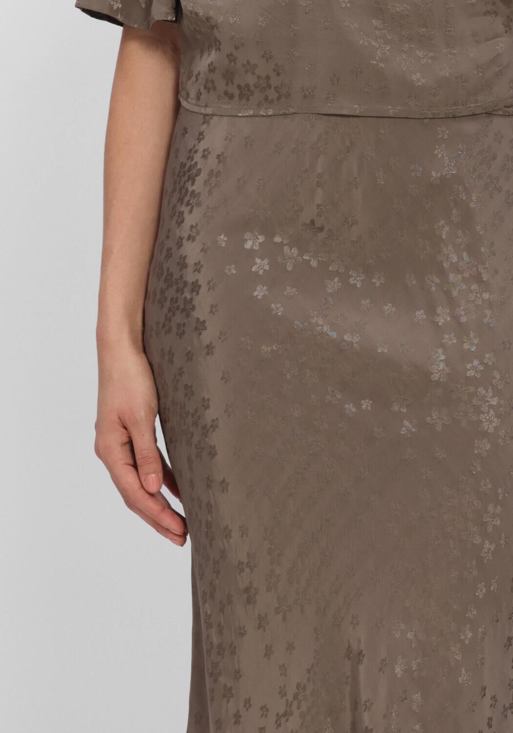 OBJECT Jupe midi OBJBELA HW MAXI SKIRT en beige - large
