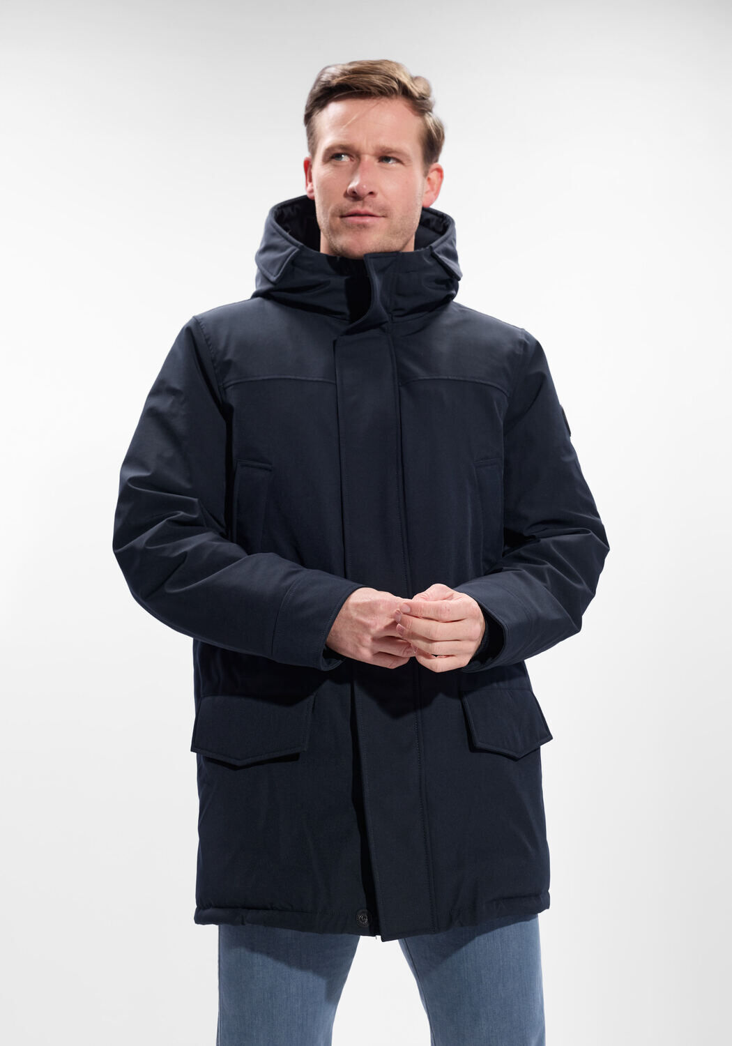 AIRFORCE SNOW PARKA Vestes Bleu fonc&eacute; - large