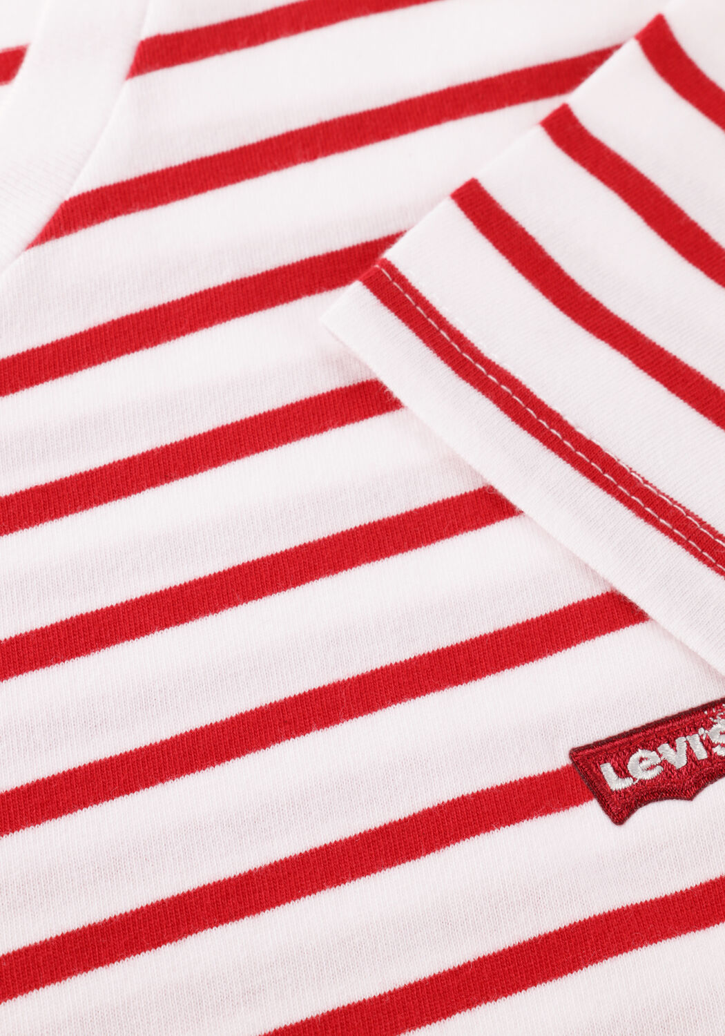 Lichtgrijze LEVI'S T-shirt PERFECT TEE EMILY - large