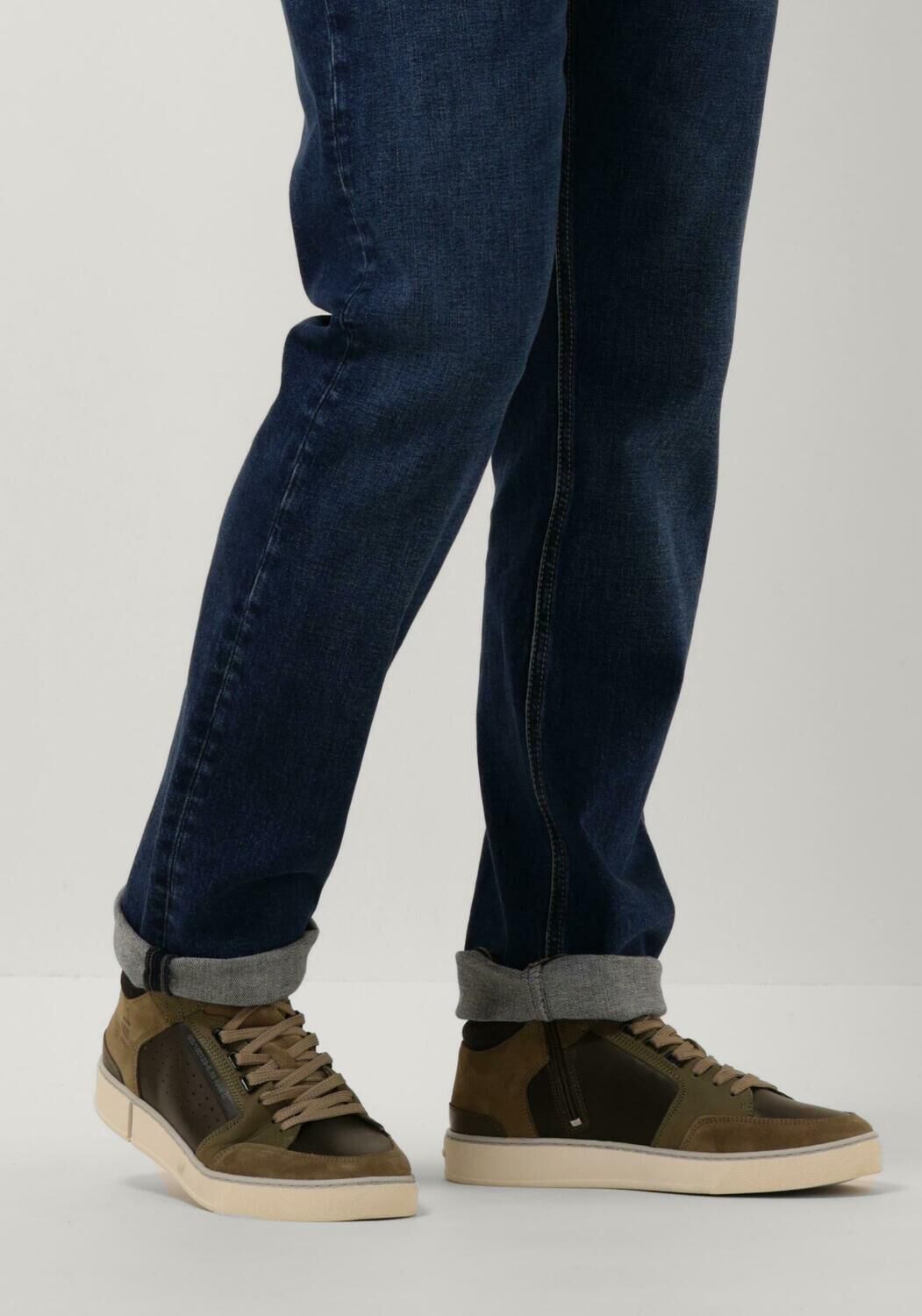 G-STAR RAW Baskets montantes RAVOND II MID LEA M en vert - large