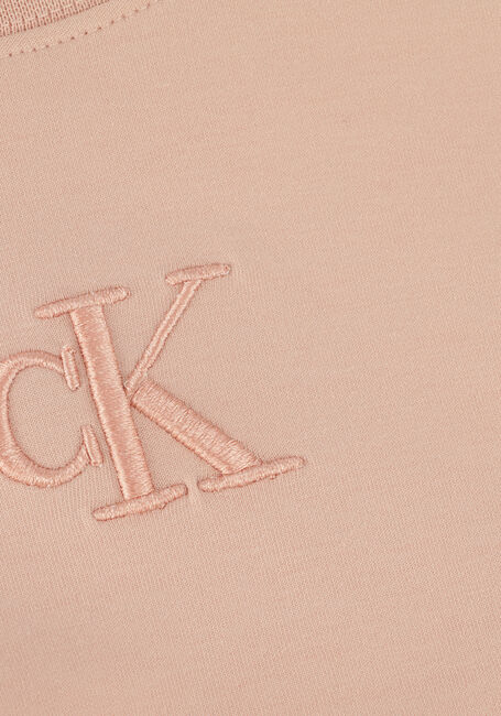 Roze CALVIN KLEIN Sweater CK EMBROIDERY CN SWEATSHIRT - large