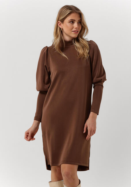 MY ESSENTIAL WARDROBE Mini robe ELLE PUFF DRESS en marron - large