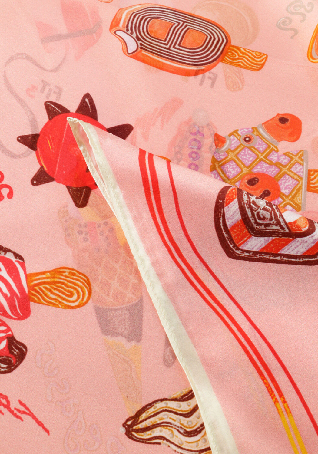 Roze NOTRE-V Sjaal ZAYA - large