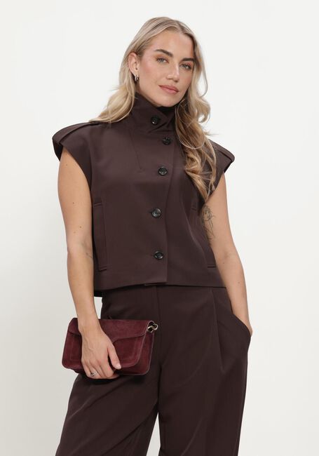 BRUUNS BAZAAR Gilet RUBYSUSBBLITA WAISTCOAT en marron - large