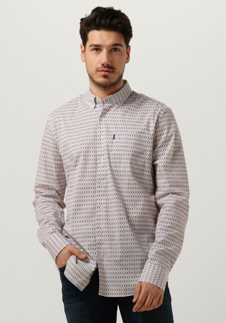 VANGUARD Chemise classique LONG SLEEVE SHIRT PRINT ON POPLIN STRETCH Blanc - large