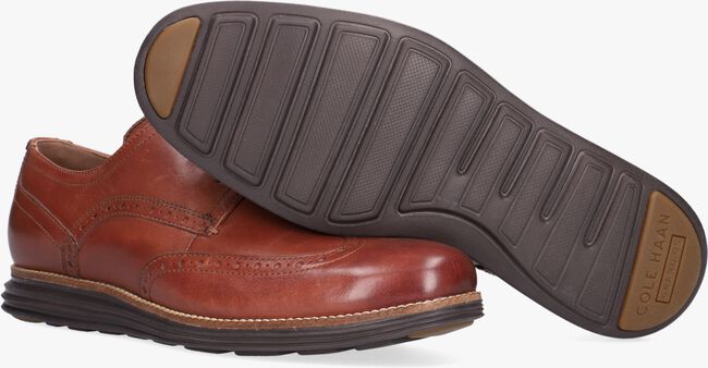 COLE HAAN ORIGINAL GRAND Chaussures à lacets en cognac - large