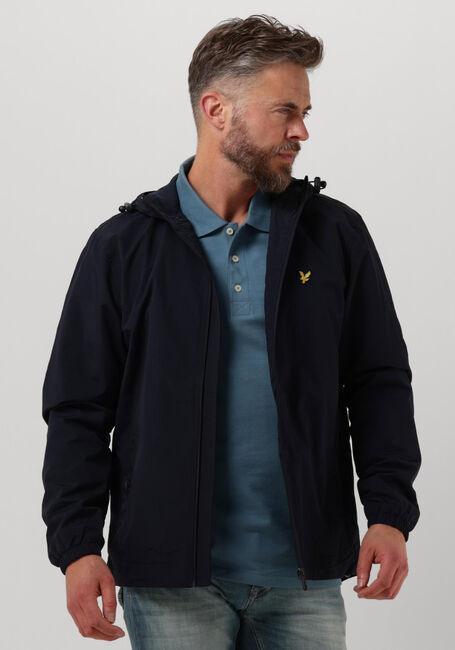 LYLE & SCOTT Jack ZIP THROUGH HOODED JACKET Bleu foncé - large