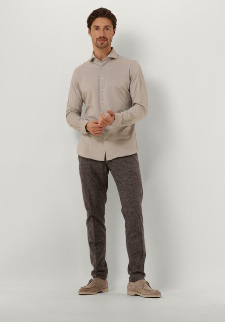 PROFUOMO Chemise classique SHIRT X-CUTAWAY JAPANESE KNITTED en beige - large