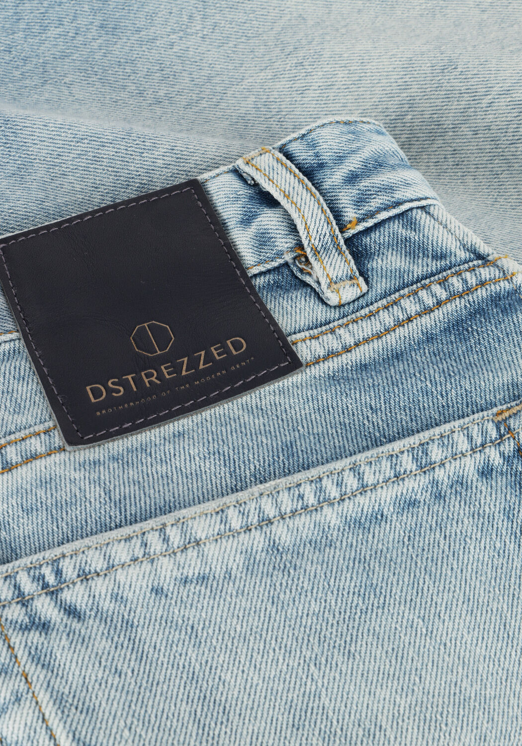 Lichtgrijze DSTREZZED Jeans GENT D SHORTS - CHEFS FAVORITE BLUE - large