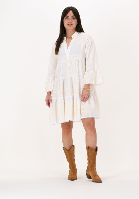 GREEK ARCHAIC KORI Mini robe SHORT DRESS ALL OVER Crème - large