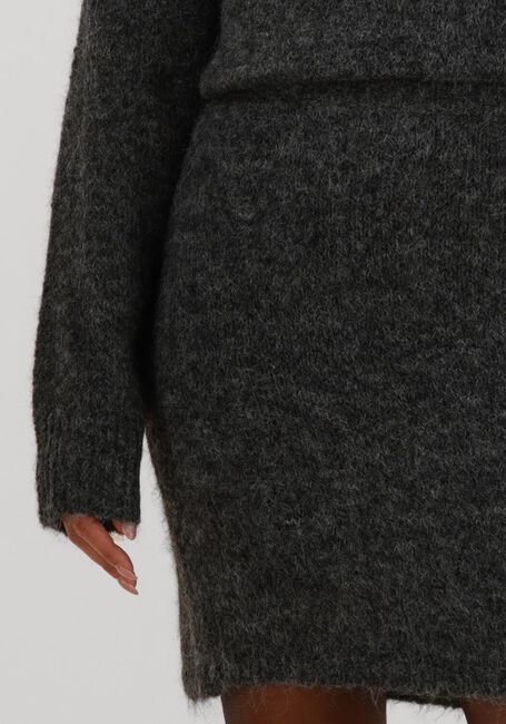 NEO NOIR Mini-jupe NARIA FLUFFY KNIT SKIRT Gris foncé - large
