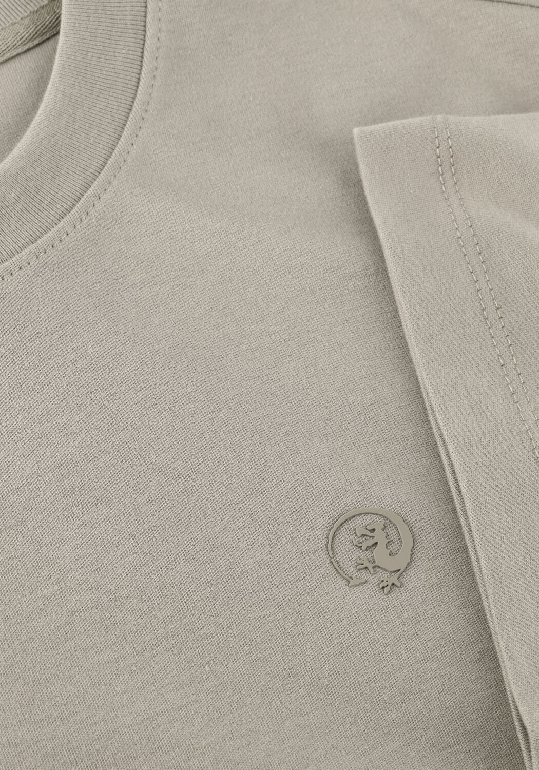 CAST IRON T-shirt REGULAR FIT INTERLOCK Kaki - large