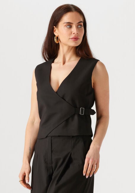 Zwarte MSCH COPENHAGEN Gilet MSCHMACHELLA WAISTCOAT - large