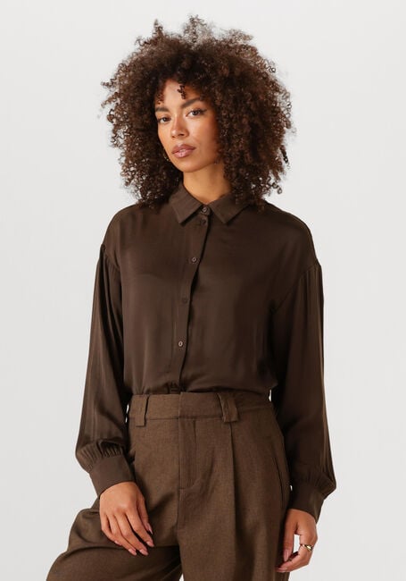 Bruine MSCH COPENHAGEN  MSCHSANDELINE MALUCA SHIRT - large