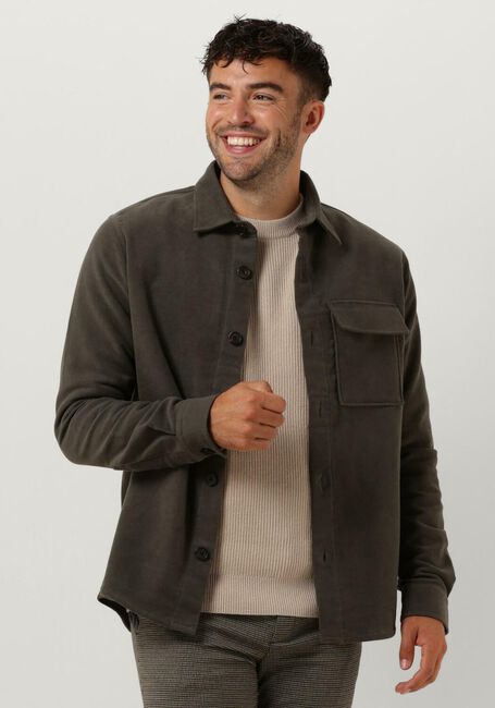 PROFUOMO Surchemise OVERSHIRT en vert - large