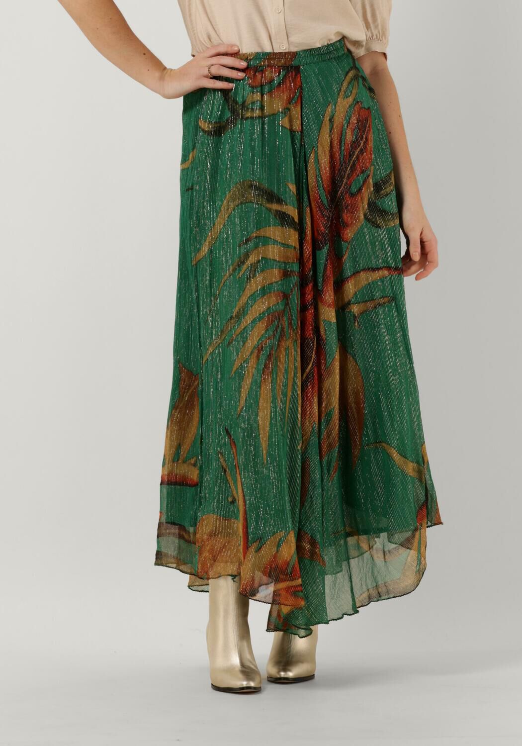 MES DEMOISELLES Jupe maxi SKIRT PIOU en vert Omoda