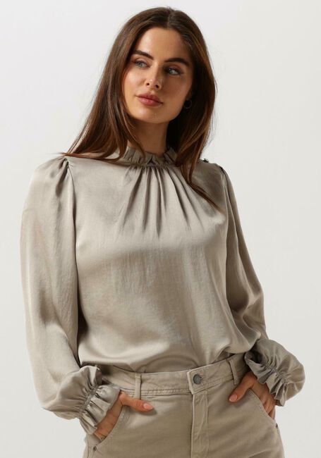 SUMMUM TOP PUFFY SLEEVES SILKY TOUCH Blouses en vert - large