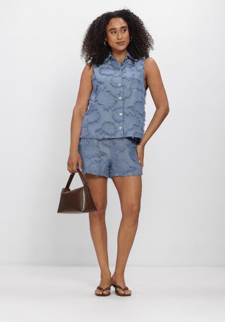 Blauwe STUDIO AMAYA  STORM BLOUSE - large