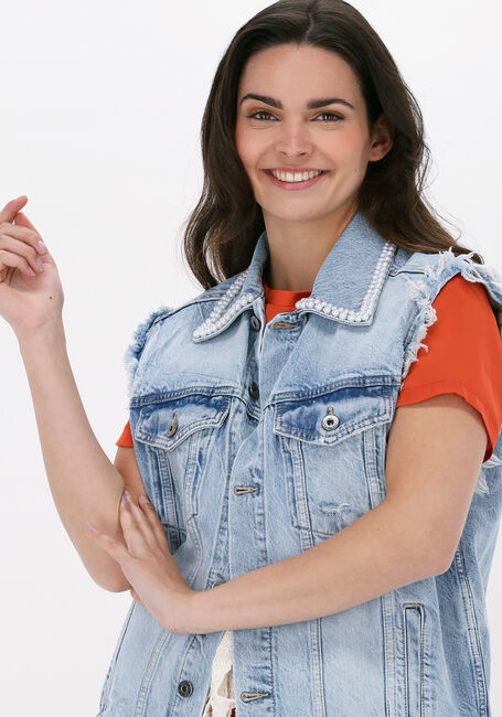 LIU JO Gilet ECS GILET DENIM en bleu - large