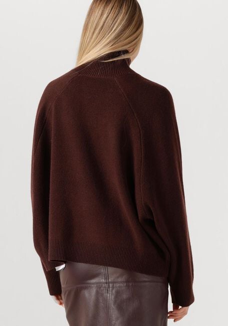 Bruine VANESSA BRUNO Trui FRENE PULL COL MONTANT - large