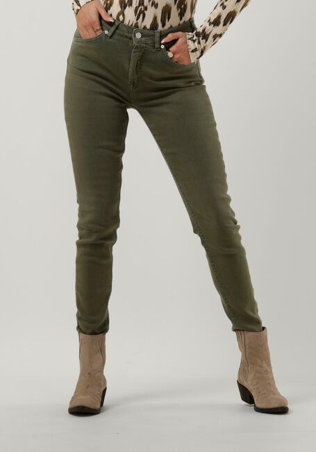 SCOTCH & SODA Skinny jeans HAUT SKINNY JEANS - GARMENT DYED COLOURS Olive - large