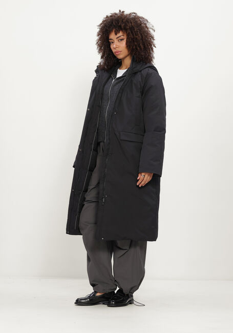 OBJECT Veste matelass&eacute; OBJKELYN L/S RE LONG JACKET NOOS en noir - large