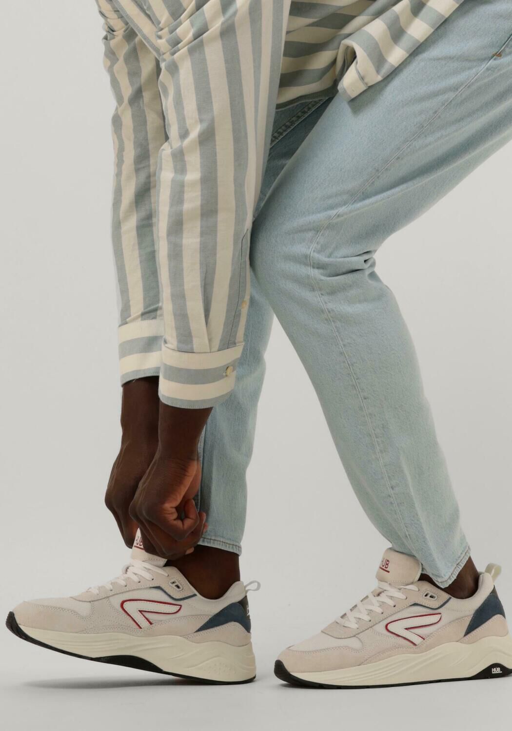 Hub sneakers heren wit clearance