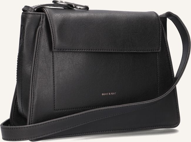 Zwarte MATT & NAT Schoudertas LEIA Zwarte MATT & NAT Schoudertas LEIA - large