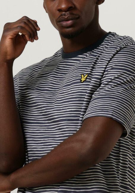 LYLE & SCOTT T-shirt BRETON STRIPE T-SHIRT Bleu foncé - large
