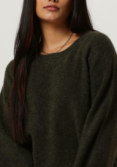 MOS MOSH Pull TALLI LS KNIT Vert foncé - large