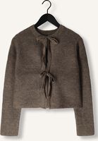 Bruine OBJECT Vest OBJPARVI KNIT CARDIGAN Bruine OBJECT Vest OBJPARVI KNIT CARDIGAN - medium
