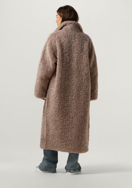 BEAUMONT Manteau en fausse fourrure SASHA en taupe - large