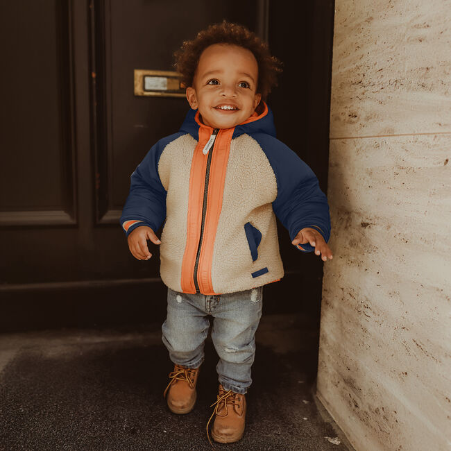 YOUR WISHES Jack OLAF-TEDDY JACKET en beige - large