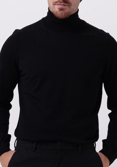 BOSS BLACK Col roulé MUSSO-P en noir - large