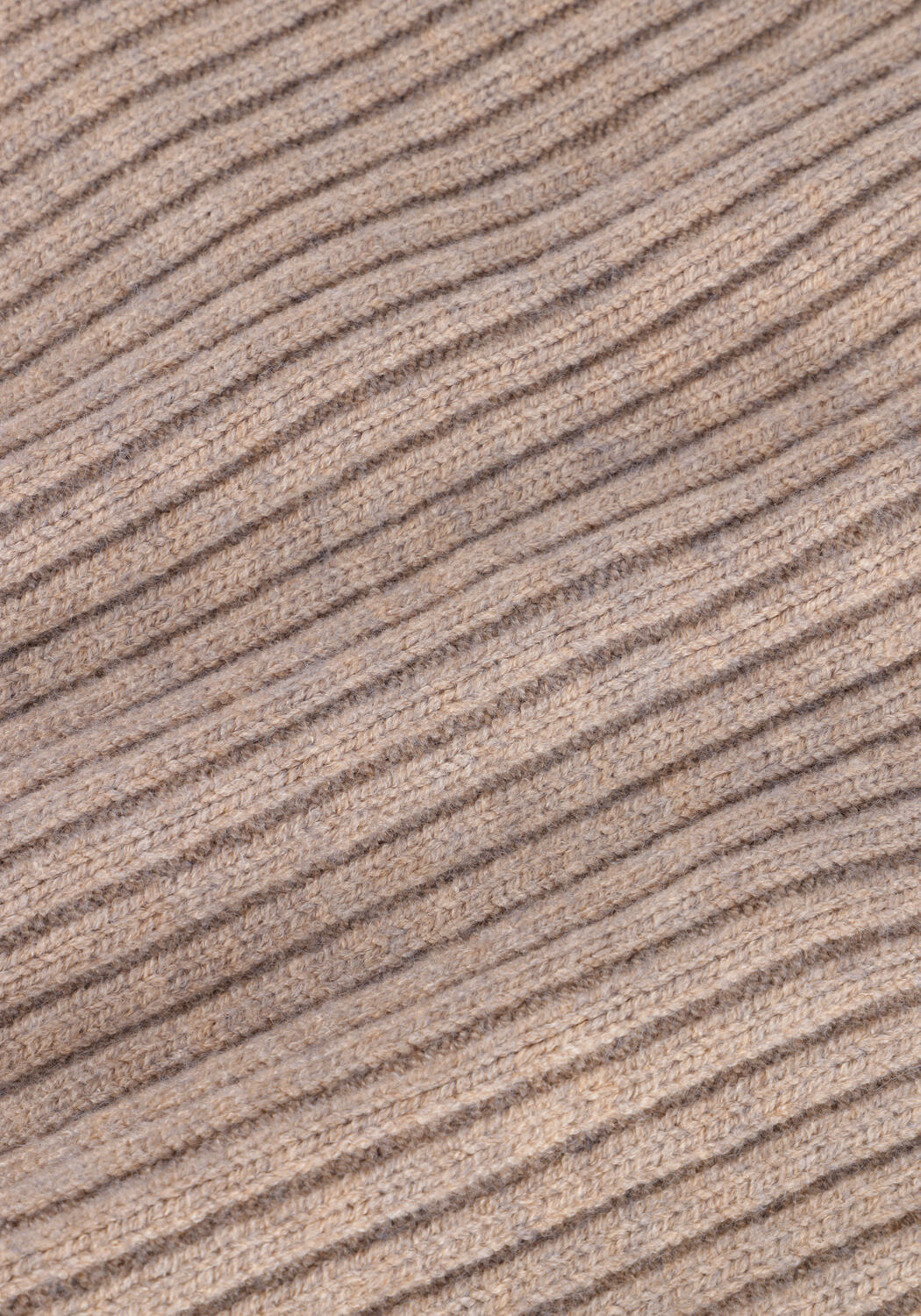 Taupe CO'COUTURE Trui ROW BOX CROP KNIT - large